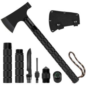 Wilderness survival, portable multifunctional axe